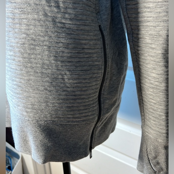 All in motion Ribbed pullover sweatshirt, Heather grey, size medium - Picture 5 of 6